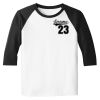 Raglan 3/4 Roundneck Shirt (White Body) Thumbnail