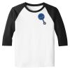 Raglan 3/4 Roundneck Shirt (White Body) Thumbnail