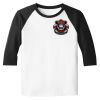 Raglan 3/4 Roundneck Shirt (White Body) Thumbnail