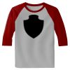 Raglan 3/4 Roundneck Shirt (Gray Body) Thumbnail