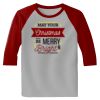 Raglan 3/4 Roundneck Shirt (Gray Body) Thumbnail