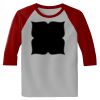 Raglan 3/4 Roundneck Shirt (Gray Body) Thumbnail