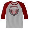 Raglan 3/4 Roundneck Shirt (Gray Body) Thumbnail